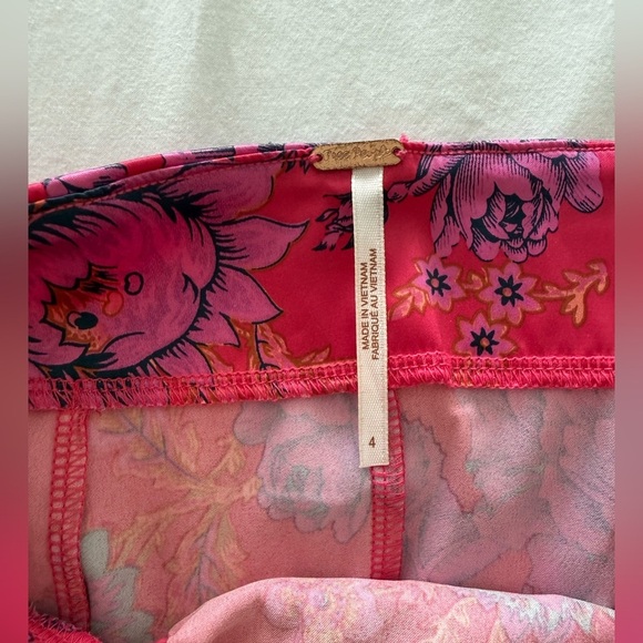 Free People Pink and Purple Mini Skirt - Picture 6 of 9